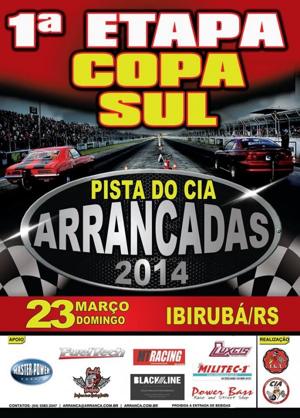 1ª Etapa Copa Sul de Arrancadas 2014