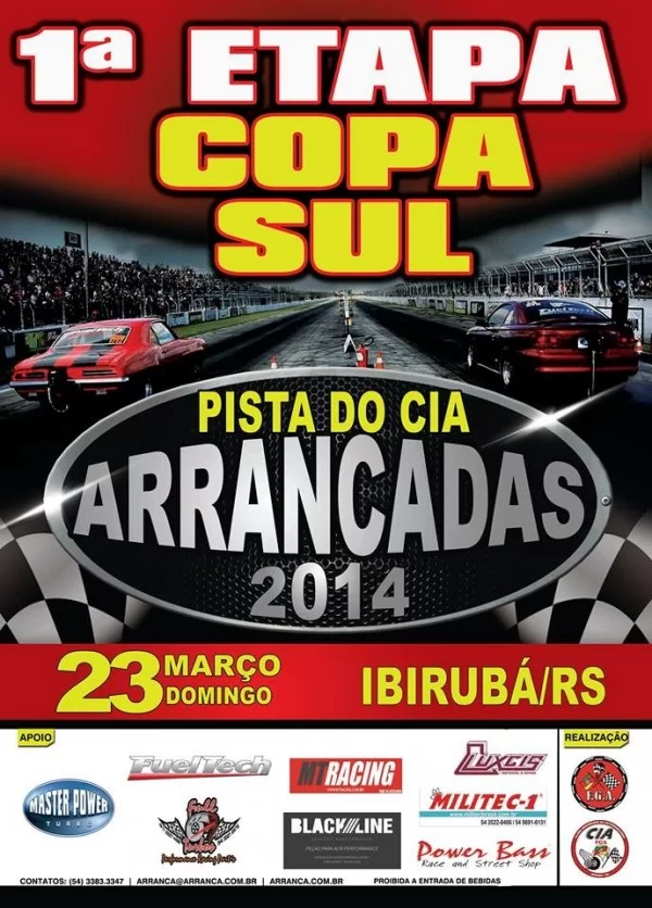 1ª Etapa Copa Sul de Arrancadas 2014