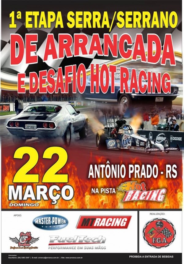 1ª Etapa Campeonato Serra/Serrano de Arrancada 2015