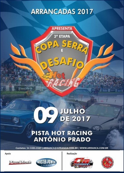 3ª Etapa Copa Serra e Desafio Hot Racing