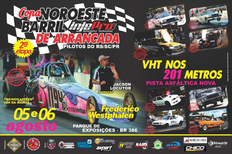 2ª Etapa Copa Noroeste Barril Injepro de Arrancada