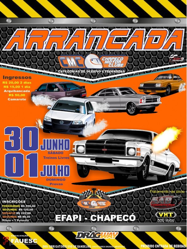 Arrancada CMC - Chapecó SC