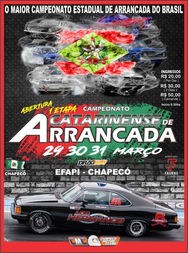 1ª Etapa Campeonato Catarinense 2019