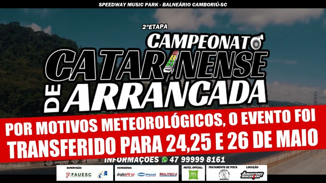 2ª Etapa Campeonato Catarinense 2019