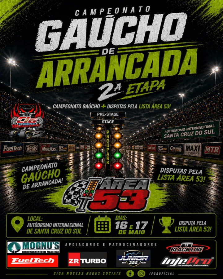 2ª Etapa Campeonato Gaúcho de Arrancada 2026