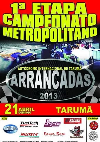 1ª Etapa Campeonato Metropolitano de Arrancadas 2013