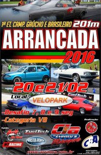 1ª Etapa Campeonato Gaúcho de Arrancada 201m - 2016