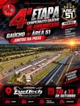 4ª Etapa Campeonato Gaúcho de Arrancada 2026 + Lista Área 51